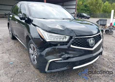 2019 Acura Mdx Standard z USA, uszkodzony, nr VIN 5J8YD3H30KL002518